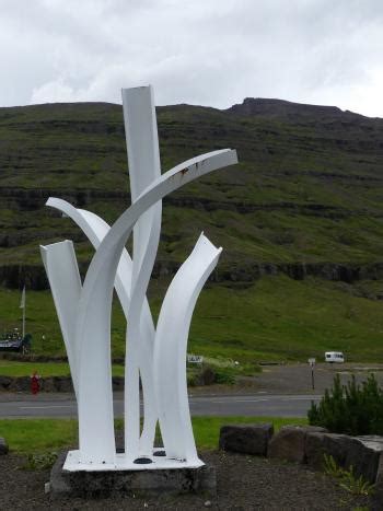 Avalanche Monument Seyðisfjörður