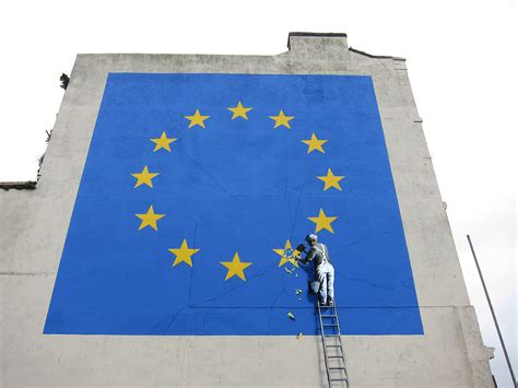 Banksy Brexit Mural - removed Dover