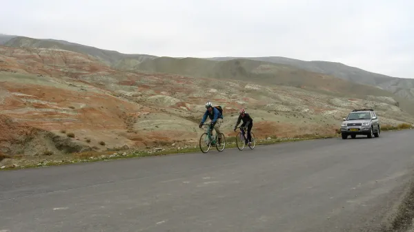 Candycane Mountains Azerbaijan