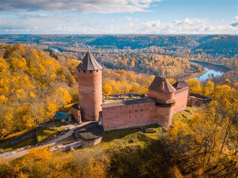 Castle Ruins Southern Latvia