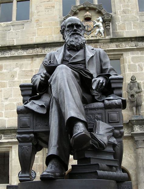 Charles Darwin Statue Shropshire