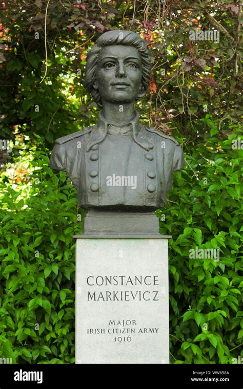 Countess Markievicz Bust Grafton Street & St Stephen'S Green