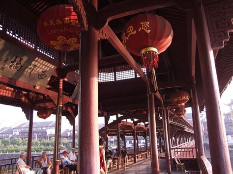 Covered Bridge Culture Hall Zhejiang