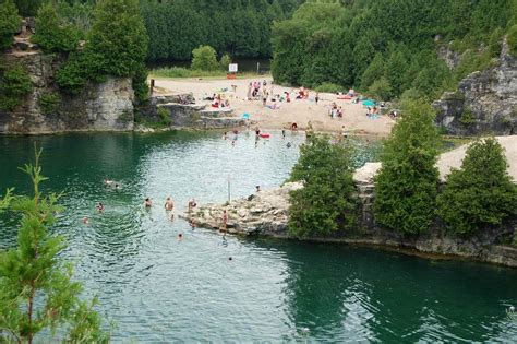 Elora Quarry Conservation Area Southwestern Ontario