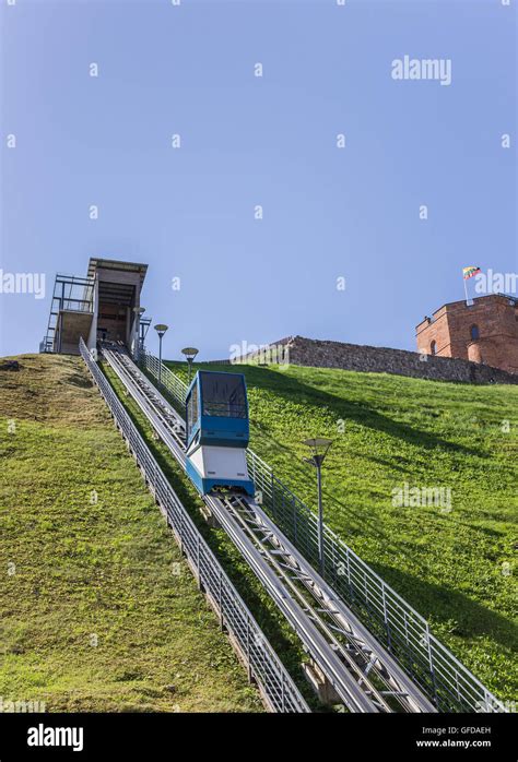 Funicular to Gediminas Hill Vilnius