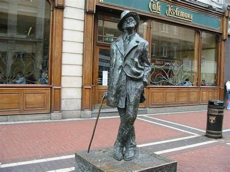 James Joyce Statue North Of The Liffey