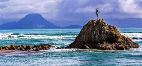 Lady on the Rock Bay Of Plenty