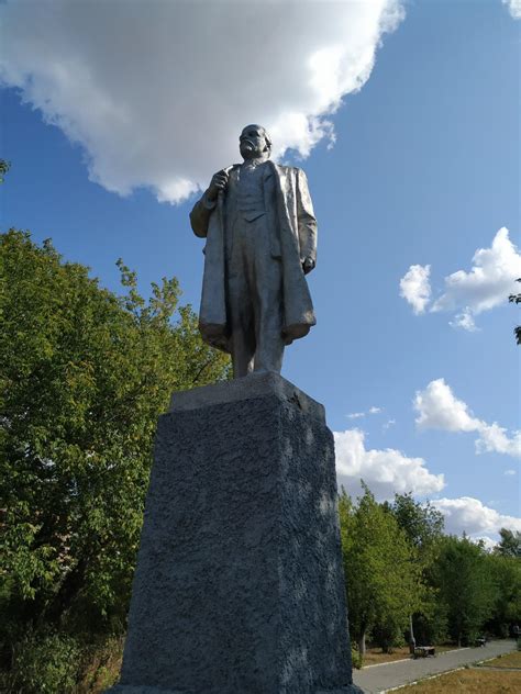 Lenin Statue Kazakhstan