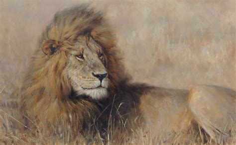 Lion Painting Botswana