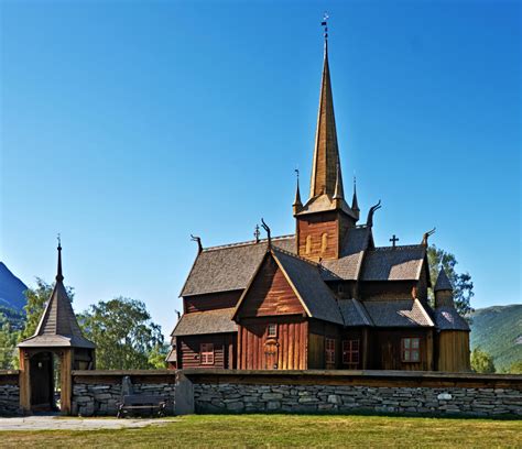 Lom Stavkyrkje Central Norway