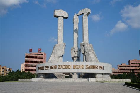 Monument to the Foundation of the Workers' Party Pyongyang