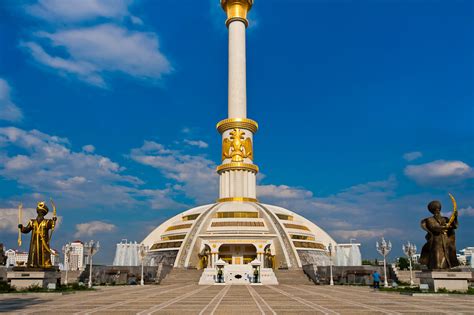 Monument to the Independence of Turkmenistan Ashgabat