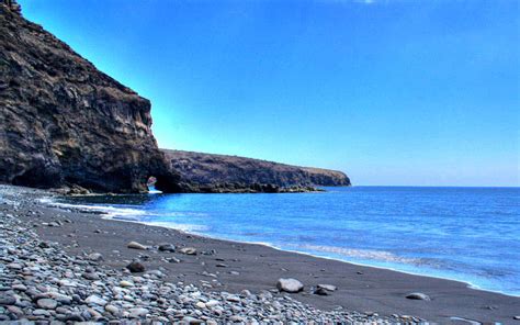 Playas de Tapahuga, del Medio and de Chinguarime La Gomera