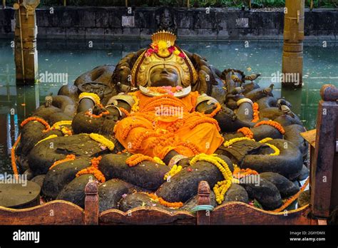 Reclining Statue of Vishnu Around The Kathmandu Valley
