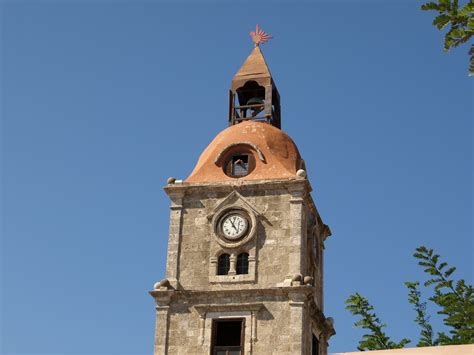 Roloi Clock Tower Rhodes Town