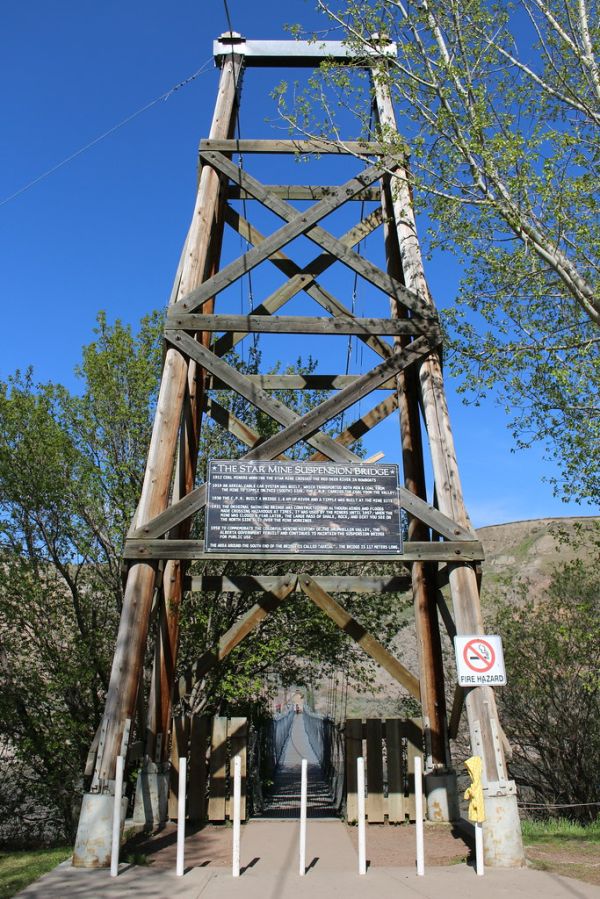 Rosedale Suspension Bridge Drumheller