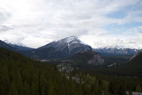 Tunnel Mountain Banff Town