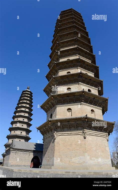 Twin Pagoda TempleYongzuo Temple Shanxi