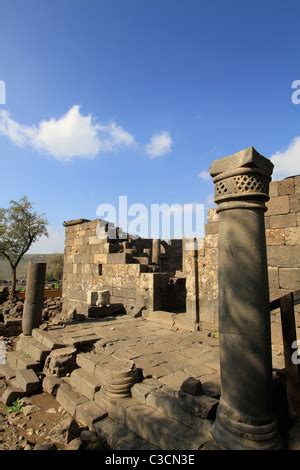 Umm Al Kanatir Synagogue Golan Heights