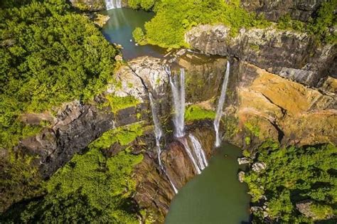 Viewpoint of Tamarin Falls Black River Gorges National Park