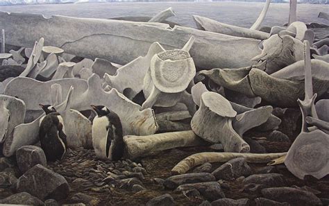 Whale & Penguin Painting Botswana