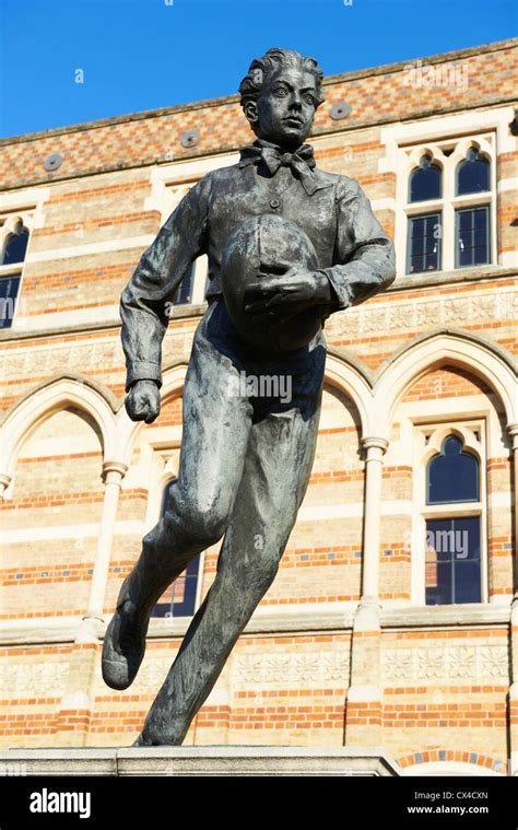 William Webb Ellis Statue Warwickshire