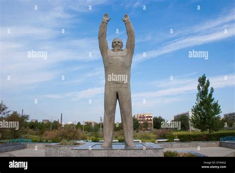 Yuri Gagarin Monument Kazakhstan