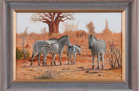 Zebra Painting Botswana